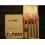 金沙白鐵筷5雙入23cm
